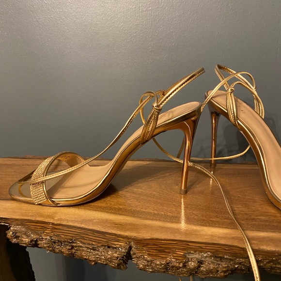 Castledene Rose Gold Heels - Picture 4 of 9